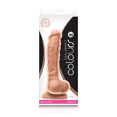Colours Dual Density 8 Inch Realistic Silicone Dildo With Suction Cup Dongs Realistic